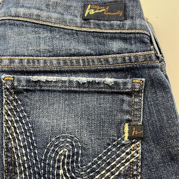 Citizens Of Humanity Willow Creek #098 Low Waist Crop Size 29 - Picture 14 of 16